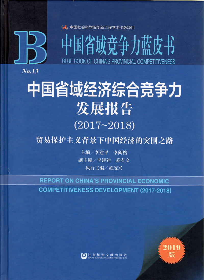 极品美女搞大鸡巴中国省域经济综合竞争力发展报告（2017-2018）